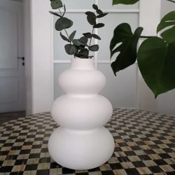 Twist vazo 21 cm silikon kalıp