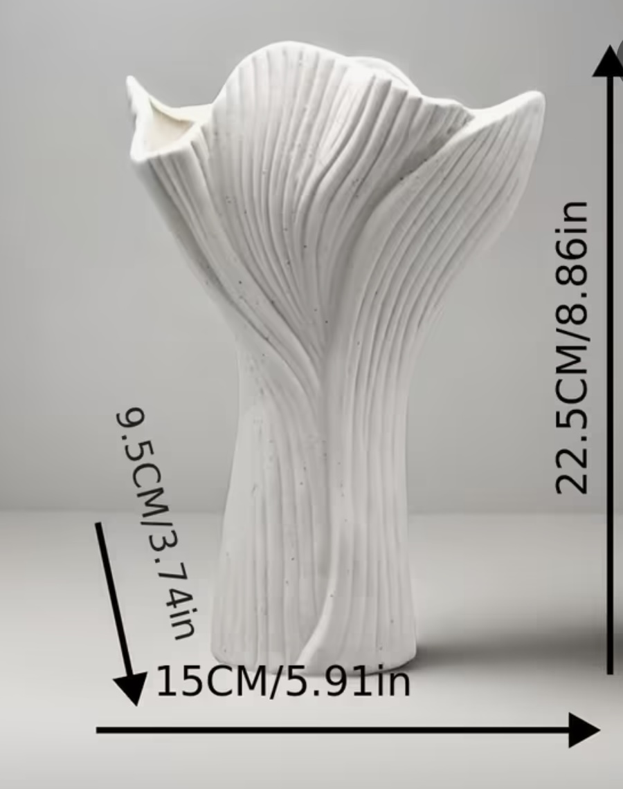 İskandinav dokulu vazo silikon kalıp no22 - Görsel 4