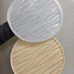 Dalgalı tabak silikon kalıp 30 cm