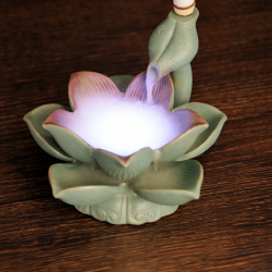 Lotus 2 katlı tütsülük silikon kalıp