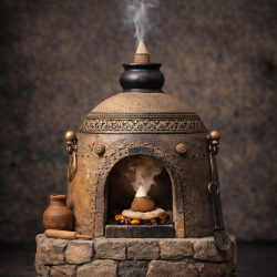 Rustik tandır tütsülük silikon kalıp