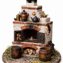 Şömine tütsülük silikon kalıp n03